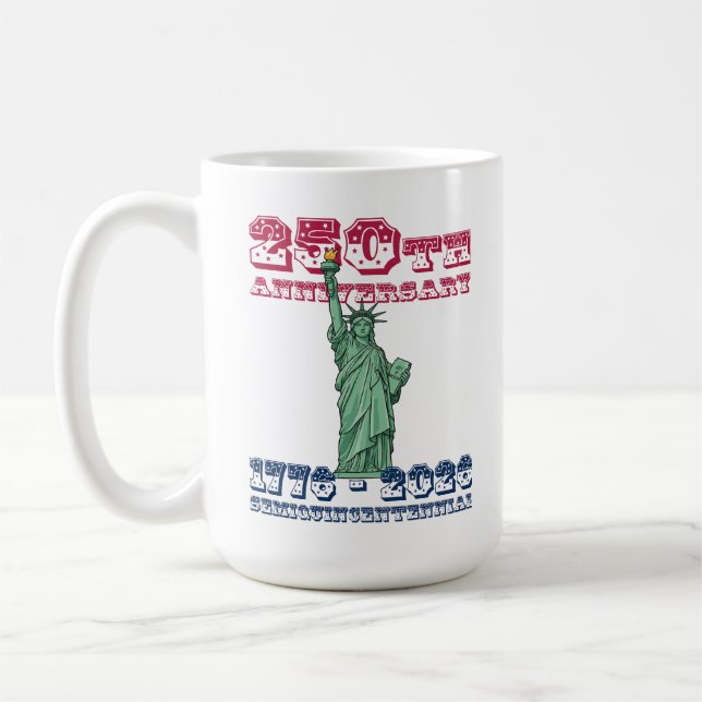 Taza De Café USA 250th Anniversary Semiquincentennial  (Izquierda)