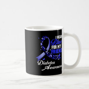 Taza De Café Usa Azul Para Mi Amigo T1d Conciencia De Diabetes 