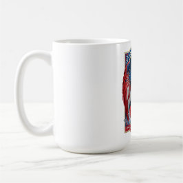 Taza De Café USA Bald Eagle Emblem American Flag Soccer Gift