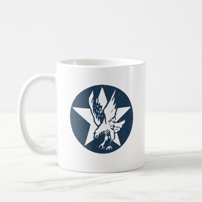 Taza De Café USA Fighting Squadron Insignia (Izquierda)