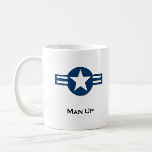 Taza De Café USA Man Up blue