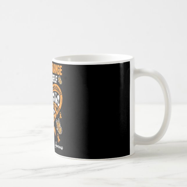 Taza De Café Usa Naranja Guerrero de Esclerosis Múltiple (Derecha)