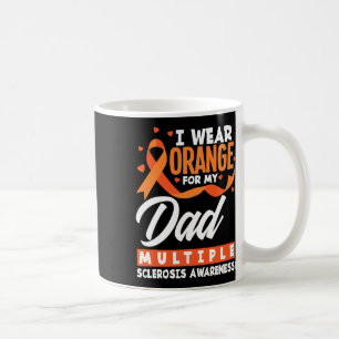 Taza De Café Usa Naranja Para Mi Papá Señora Papá Esclerosis Mú