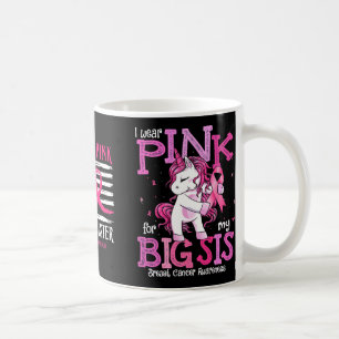 Taza De Café Usa Rosa Para Mi Hermana Cáncer De Mama