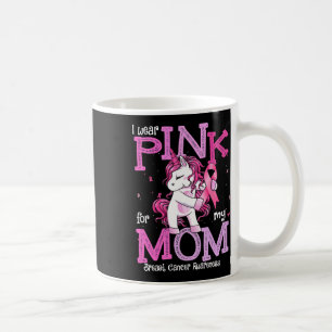Taza De Café Usa Rosa Para Mi Mamá Camisa Concienciación Sobre 