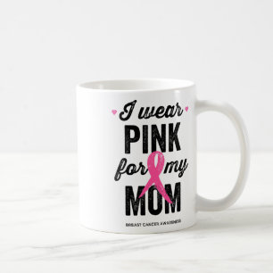 Taza De Café Usa Rosa Para Mi Mamá Concienciación Sobre El Cánc