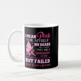 Taza De Café Usa rosa por las cicatrices pero fracasó cáncer de