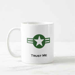 Taza De Café USA Trust Me Green