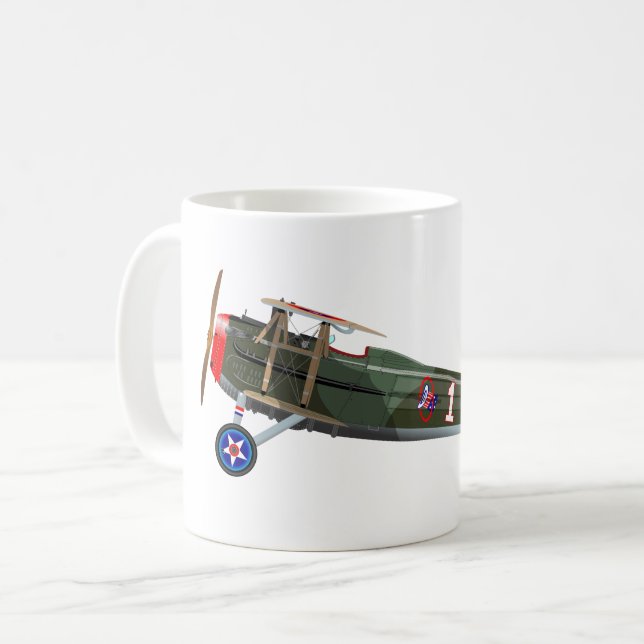 Taza De Café USAAF SPAD XIII Biplane Mug (Anverso izquierdo)