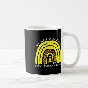 Taza De Café Usamos Arcoiris Amarillo Para Prevenir El Suicidio
