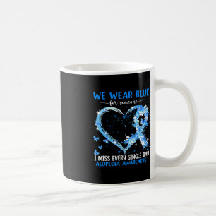 Taza De Café Usamos Rosa Para Alopecia Conciencia Cinta Cardíac