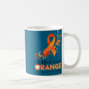 Taza De Café Usar naranja esclerosis múltiple conciencia em