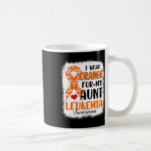 Taza De Café Usar Naranja Para Mi Tía Leucemia Awareness Mes W