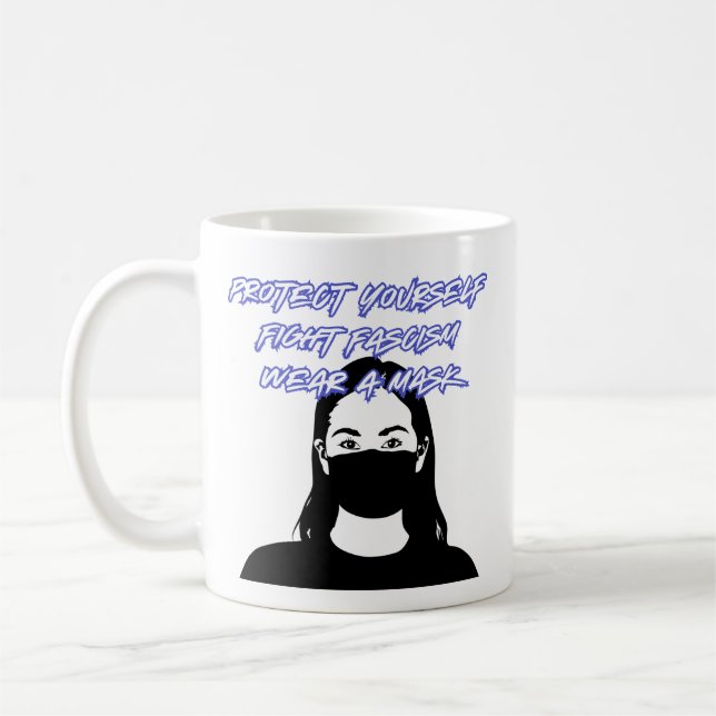 Taza De Café Usar un estilo de graffiti de máscara (Izquierda)