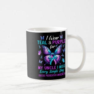 Taza De Café Usar Verde azulado Y Morado Para Prevenir El Suici