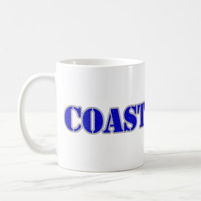 Taza De Café USCG Classic White Mug (Izquierda)