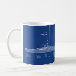 Taza De Café USCG Cutter Spencer wpg-36 - ABD