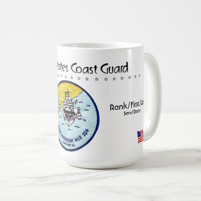 Taza De Café USCG Hornbeam WLB-394 (Anverso derecho)