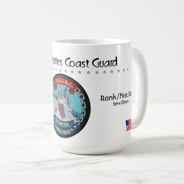 Taza De Café USCG Spencer WMEC-905 (Anverso derecho)