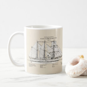 Taza De Café USCGC Alexander Hamilton wix-272 - SBD