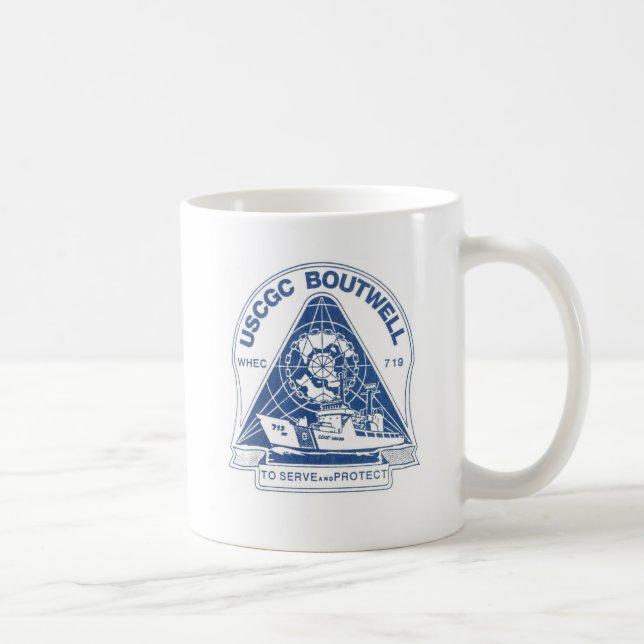 Taza De Café USCGC Boutwell (WHEC-719) (Derecha)