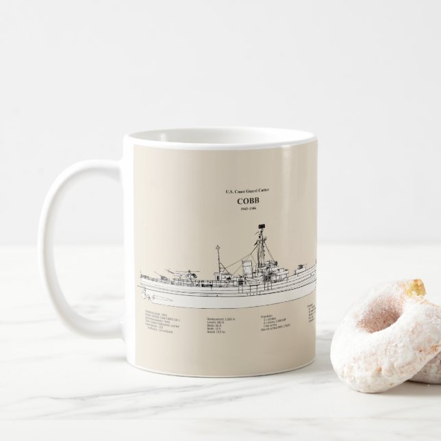 Taza De Café USCGC Cobb wpg-181 - SBD (Con donut)