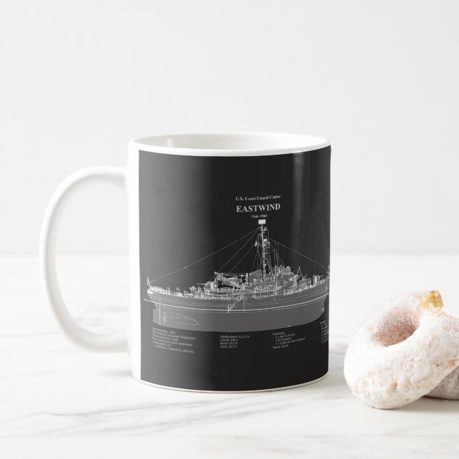 Taza De Café USCGC Eastwind wagb-279 - PD (Con donut)