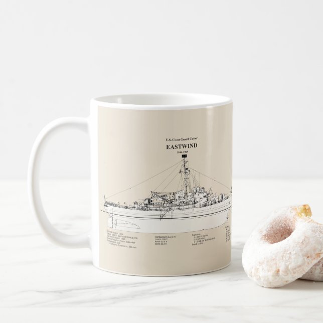 Taza De Café USCGC Eastwind wagb-279 - SBD (Con donut)