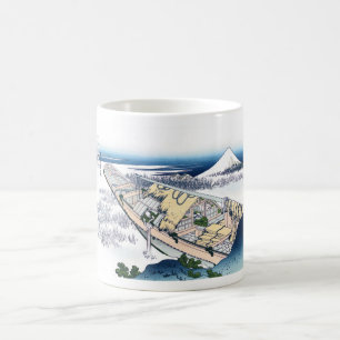 Taza De Café Ushibori en la provincia de Hitachi