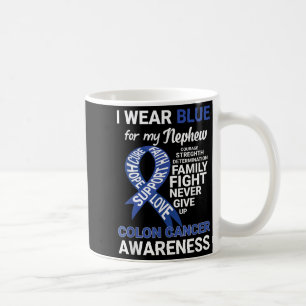 Taza De Café Uso Azul Para El Regalo De Concienciación Sobre El