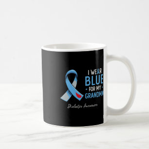 Taza De Café Uso Azul Para Mi Abuela Mes De Conciencia Sobre La