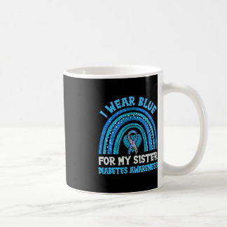 Taza De Café Uso Azul Para Mi Hermana Hermana Para Sensibilizar