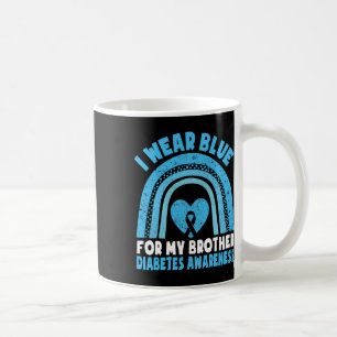 Taza De Café Uso Azul Para Mi Hermano Brote De Sensibilización 