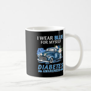 Taza De Café Uso Azul Para Mí Mismo Camión De Sensibilización S