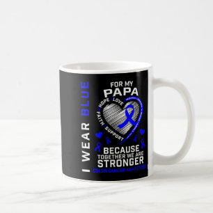 Taza De Café Uso Azul Para Mi Papá Colón Concienciación Sobre E