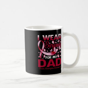 Taza De Café Uso Borgoña Para Mi Papá Awarenes De Aneuralismo C