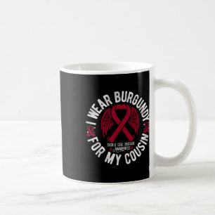 Taza De Café Uso Borgoña Para Mi Primo Awares De Células Enferm
