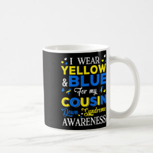 Taza De Café Uso El Azul Y El Amarillo Para Mi Síndrome De Pris