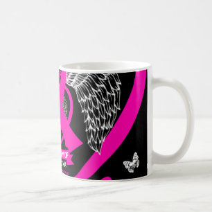 Taza De Café Uso El Rosa En Memoria Del Cáncer De Mama De Mi Ab