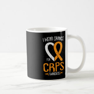 Taza De Café Uso Naranja CRPS Conciencia Compleja Dolor Regiona