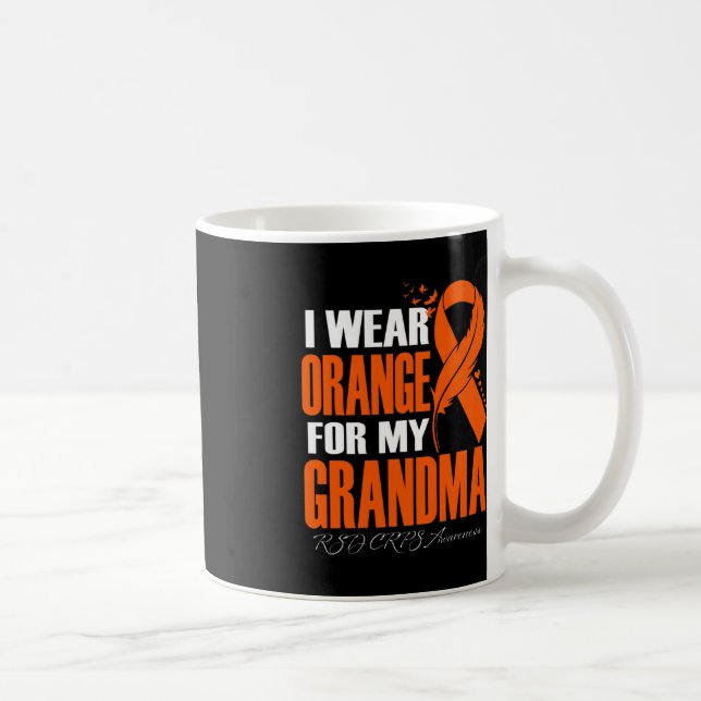 Taza De Café Uso Naranja Para Mi Abuela RSD Cargo De Sensibiliz (Derecha)