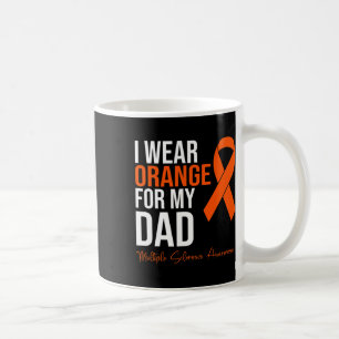 Taza De Café Uso Naranja Para Mi Papá Señora Warrior Múltiple S