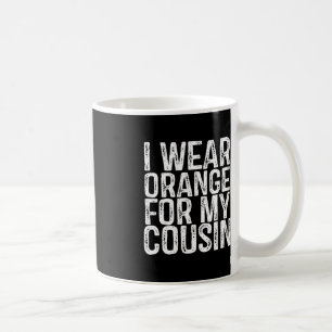 Taza De Café Uso Naranja Para Mi Primo Conciencia De La Leucemi