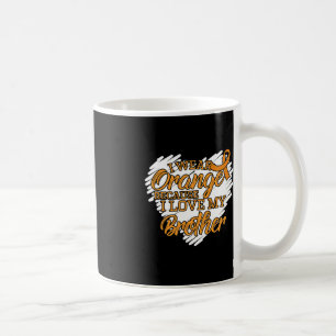Taza De Café Uso Naranja Porque Amo A Mi Hermano