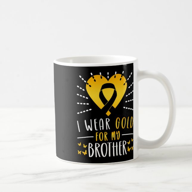 Taza De Café Uso Oro Para Mi Corazón Hermano (Derecha)