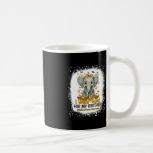 Taza De Café Uso Oro Para Mi Hermano Awaren Por El Cáncer Infan