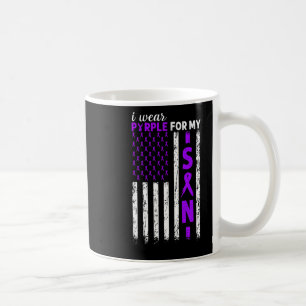 Taza De Café Uso Púrpura Para Mi Hijo Cáncer Pancreático Usa Fl