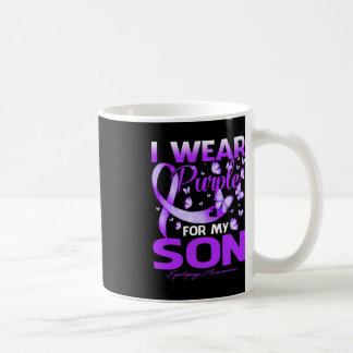 Taza De Café Uso Púrpura Para Mi Hijo Epilepsia De Conciencia