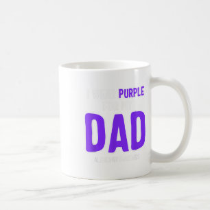 Taza De Café Uso Púrpura Para Mi Papá - Conciencia De Heimer _1