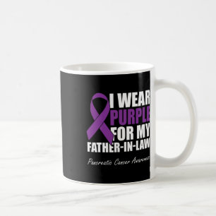 Taza De Café Uso Púrpura Para Mi Suegro Canc Pancreático